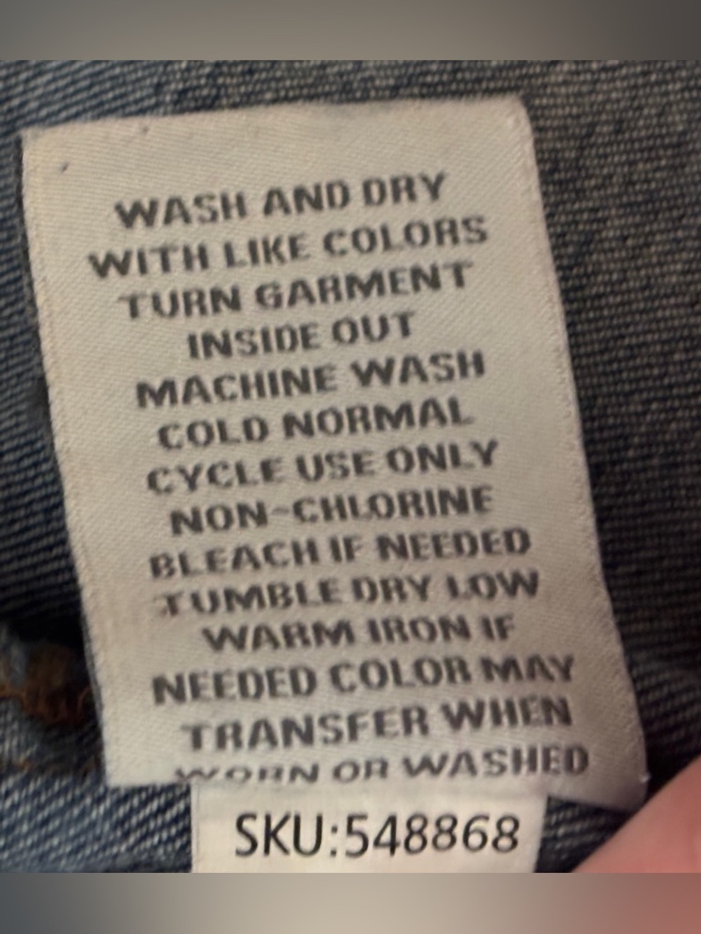 torrid Blue Denim Jean Jacket Size 2 - Picture 3 of 3